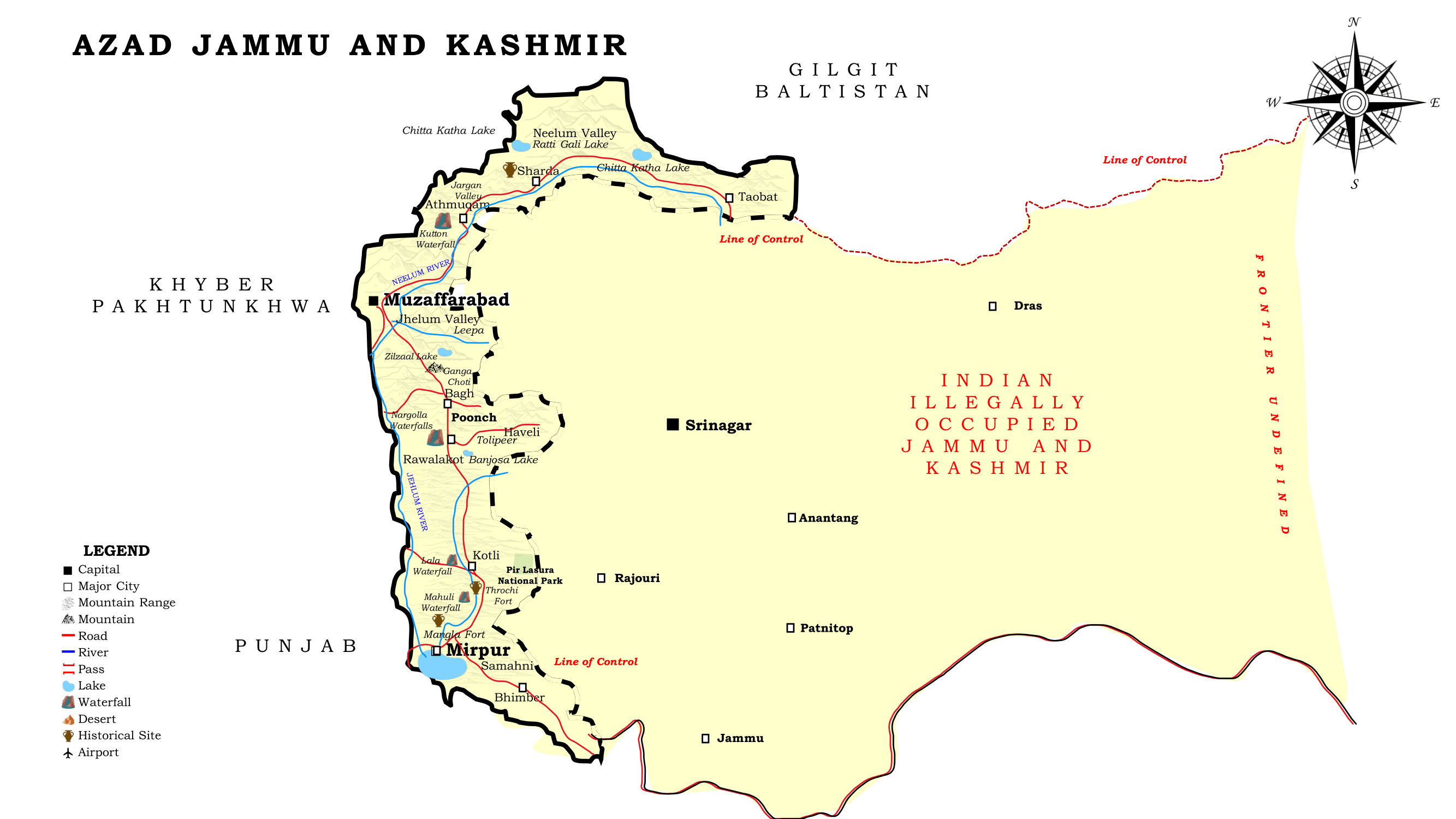 AJK Map